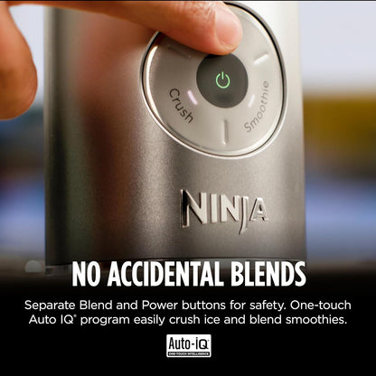 Ninja Blast Max Portable Blender - Cordless 22 oz Smoothie Maker with 3 Programs | Dishwasher Safe & Leakproof