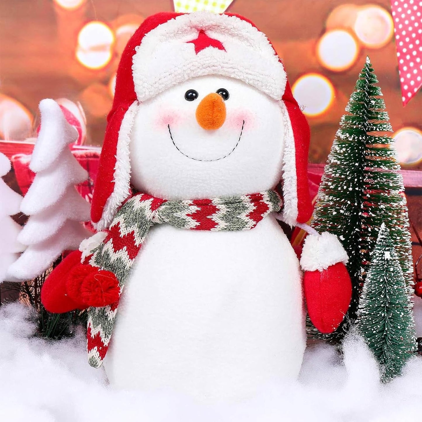 Shappy Artificial White Cloud Fiber | 105.82 Ounce Fluffy Snow Decoration for Christmas Decor