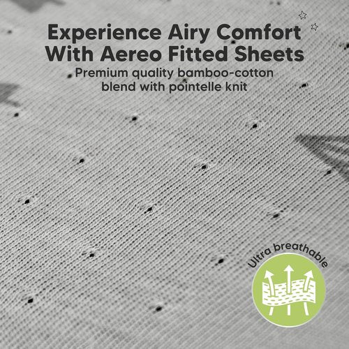 KeaBabies Fitted Crib Sheets - Soft Bamboo Viscose Cotton, 52x28, Gender Neutral, Breathable & Durable (2-Pack)