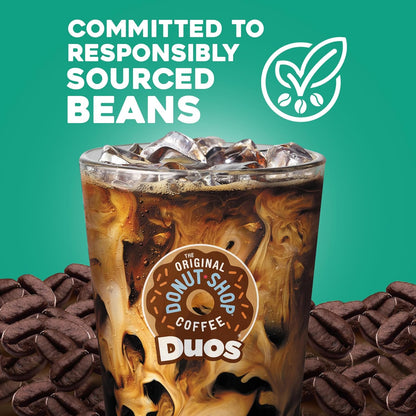 Original Donut Shop | Iced Duos Cookies & Caramel Coffee K-Cup Pods - 72 Count