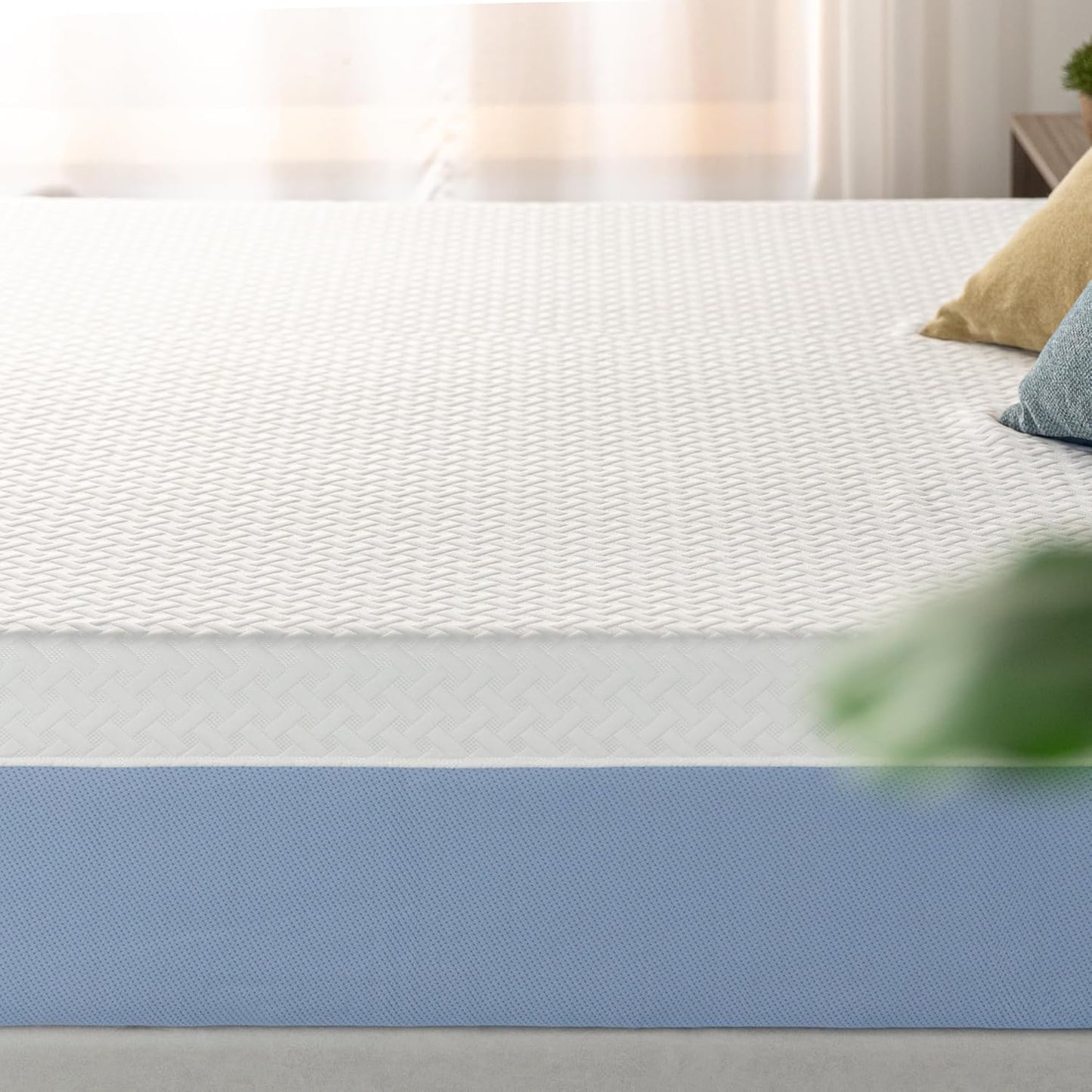 Zinus 10 Inch Twin Memory Foam Mattress - Cooling Comfort, Fiberglass-Free, Medium Feel, Safe Materials