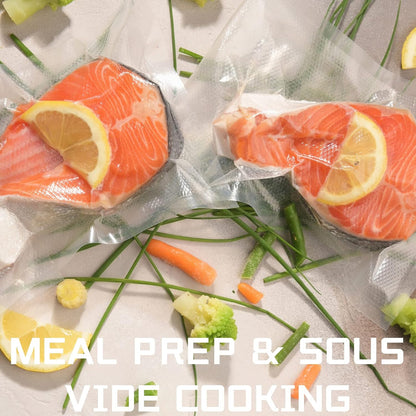 Vacuum Sealer Bags by [Brand Name] - Heavy Duty 8mil Rolls (2-Pack) | BPA-Free for Sous Vide & Meal Prep