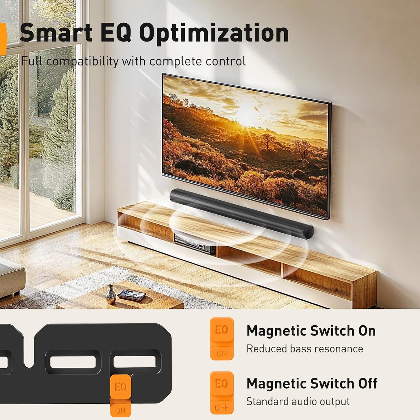 Perlegear Soundbar Wall Mount - Compatible with Sonos Arc & Arc Ultra | Hidden Design, Sturdy Steel Structure