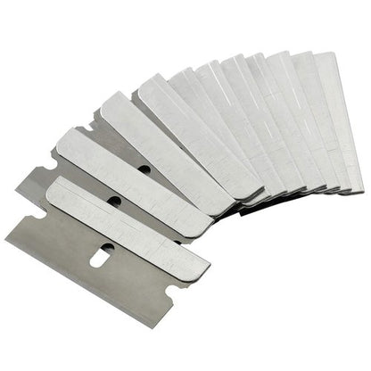 Bates Razor Blades - 50 Pack Flat Scraper Blades for Precision Cutting | Durable One Edge Design