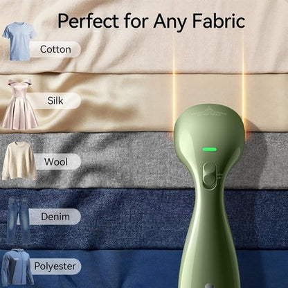 HiLIFE Portable Handheld Clothes Steamer - 240ml Capacity, 700W Strong Steam for Home & Travel | Olive Green