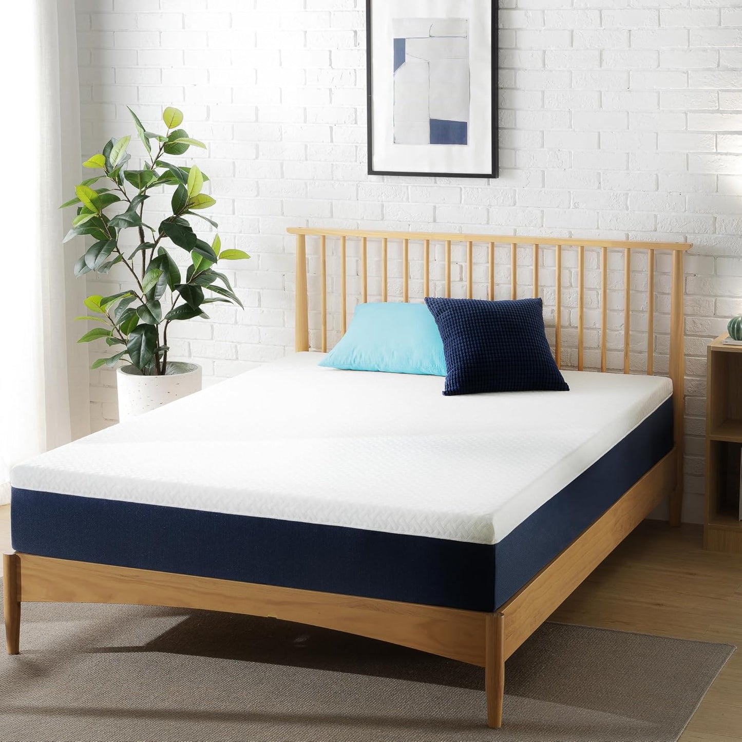 Zinus 10 Inch King Cooling Comfort Hybrid Mattress - Medium Firm, Fiberglass Free, Motion Isolation, Certified Safe Foams