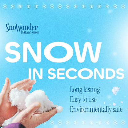 SnoWonder Instant Snow | Create 36 Gallons of Realistic Artificial Snow for Fun & Cloud Slime