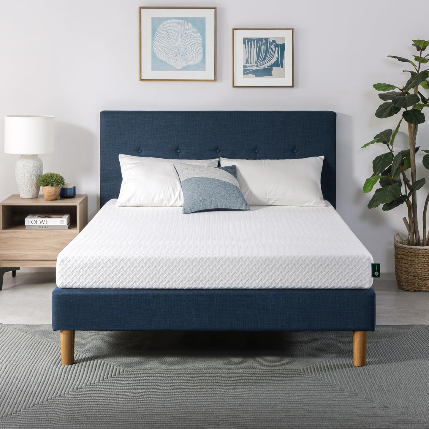 Zinus 6 Inch Full Memory Foam Mattress - Cooling, Fiberglass-Free, Medium Feel, Safe Materials