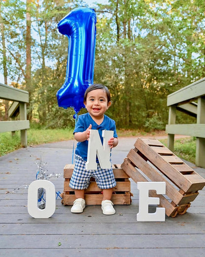 Numbers Balloons - 40 Inch Navy Blue Number 4 Balloons for 4th Birthday Celebration