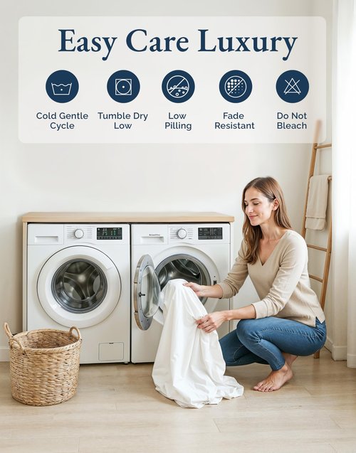 LANE LINEN 100% Organic Cotton Sheets Twin Size, Mercerized Cotton Fully Elasticized Soft & Comfy Bedding Sheets & Pillowcase Set, Good for Dorm Room, Deep Pocket Fully Elasticized Sheet- Navy