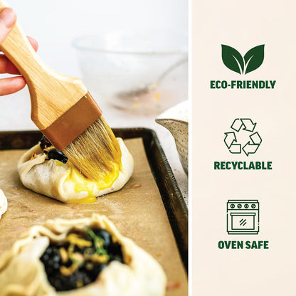 Zenlogy Parchment Paper 9x13 | Unbleached, Non-Stick, High Heat - 200 Pre-Cut Sheets for Baking & Roasting