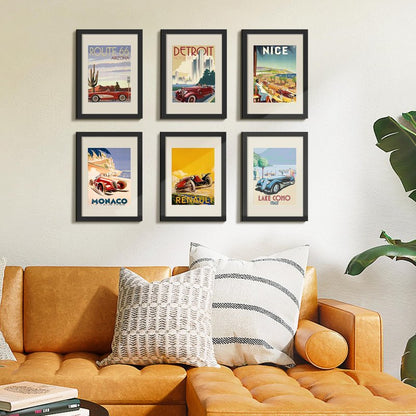 upsimples A3 Picture Frame, Display Pictures 8.3x11.7 with Mat or 11.7 x 16.5 Without, Wall Hanging Poster Frames, Black, 1 Pack
