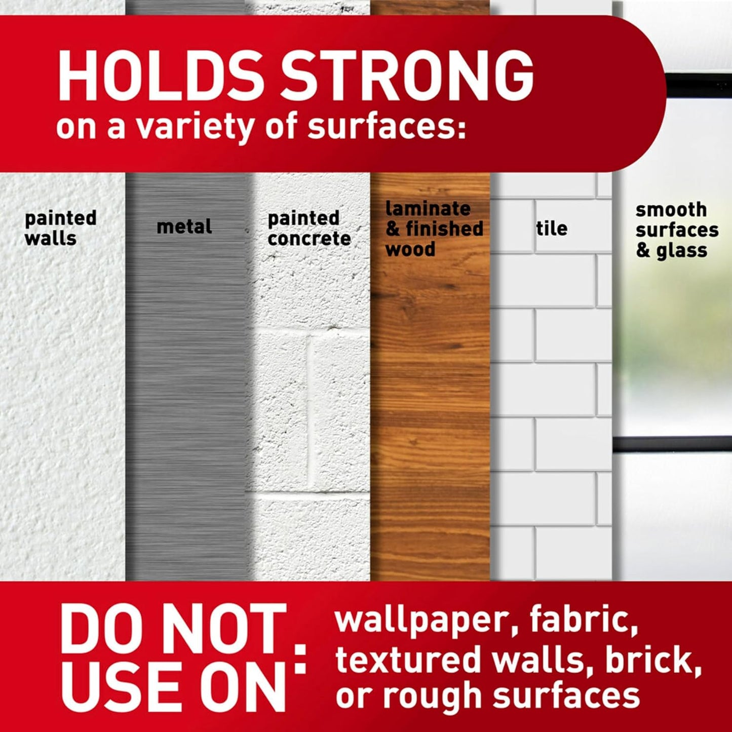 Command Medium Designer Hooks - Damage-Free Wall Hook with Adhesive Strips | 9 Hooks & 12 Strips, Holds Up to 3 lb
