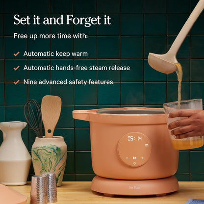 Our Place Dream Cooker - 6 Qt Ceramic Nonstick Multicooker with Touchscreen Controls & Auto Steam Release | 4 Cooking Modes