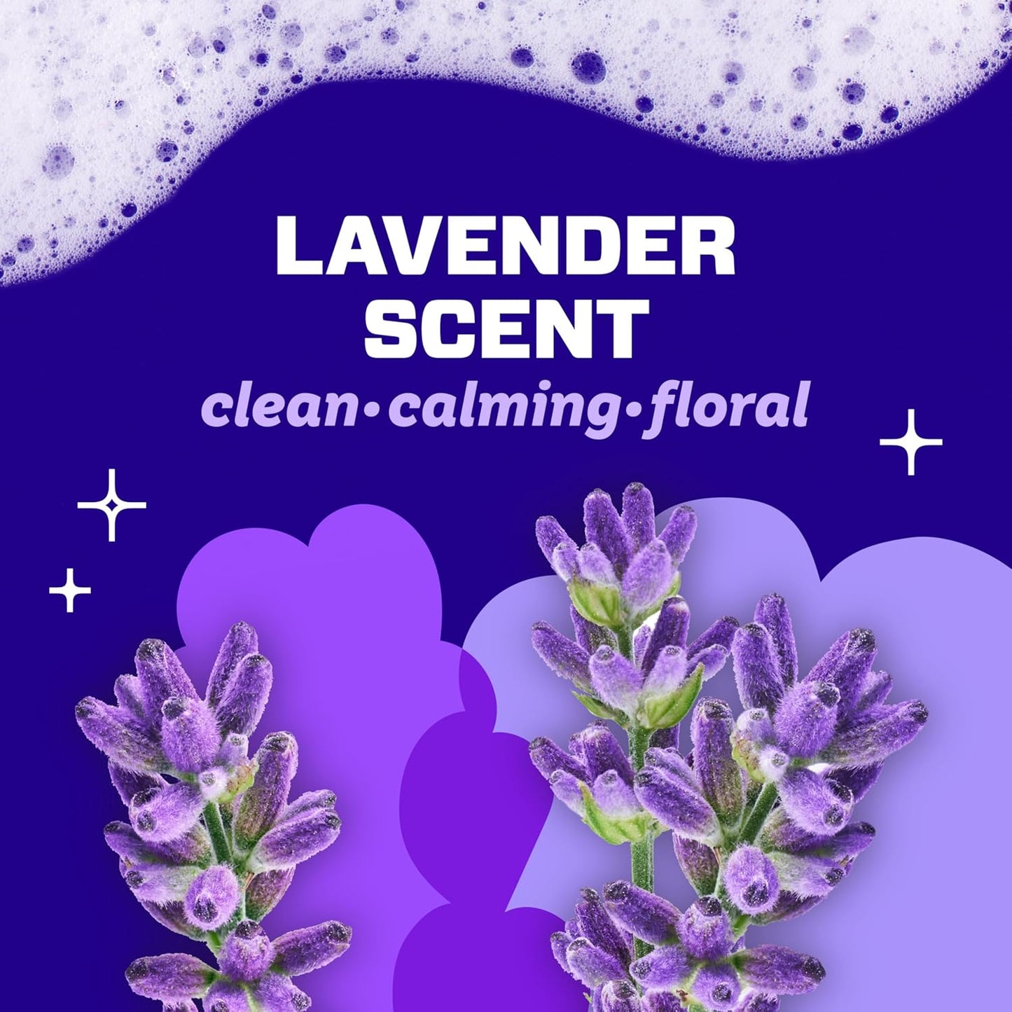 Mr. Clean Magic Eraser Sponge - Powerful Soap Scum Remover with Febreze Lavender Scent | 5 Count