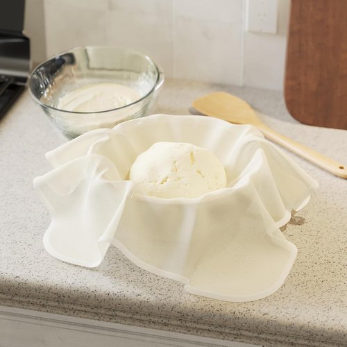 Beige Cheesecloth by [Brand Name] - 6-Pack 20x20 Inch Hemmed Strainer for Cooking, Baking & Juicing