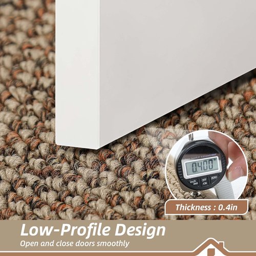 BEQHAUSE Indoor Door Mat - Non-Slip, Washable, Stain-Resistant Entryway Rug | 20"x32", Taupe
