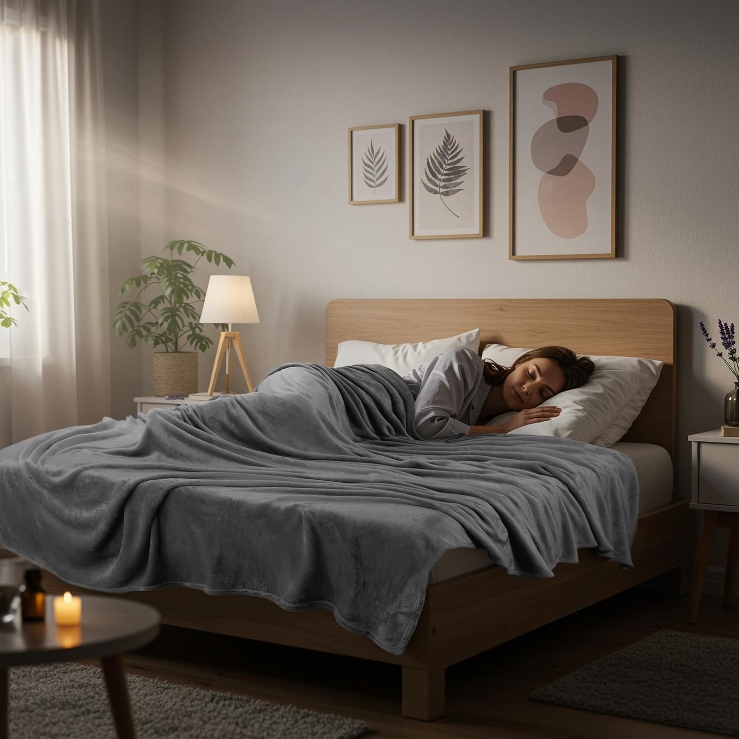 Utopia Bedding Fleece Blanket - Ultra Soft & Warm Full Size Grey (90x84 Inches) | Cozy All-Season Home Decor Gift
