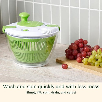 Cuisinart Salad Spinner - Efficiently Wash, Spin & Dry Greens, Fruits & Veggies | 3 Qt Capacity