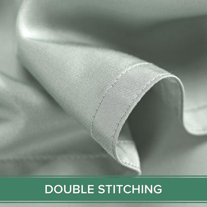 Pure Bamboo King Sheets - Luxuriously Soft & Cooling 100% Organic Viscose Bed Set | Sea Glass Color (Pack of 2)