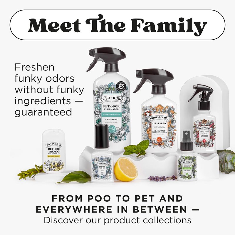 Poo-Pourri Before-You-Go Toilet Spray, Lavender Peppermint, 2 Fl Oz, Up to 100 Uses, Bathroom Odor Deodorizer, Plant-Based with Essential Oils for Home or Work, Travel Essentials, TSA Approved Size
