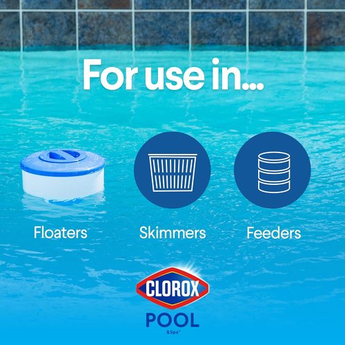 Clorox® Pool&Spa™ XtraBlue Chlorinating Tablets - Kills Bacteria & Stops Algae | 25 LB