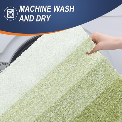 OLANLY Bathroom Rugs - Extra Soft Microfiber Mat, Quick Dry & Machine Washable | 36x24 Mustard Yellow