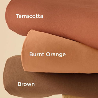 Bedsure Duvet Cover Full Size - Soft Double Brushed Bedding Set for Kids & Adults, Zipper Closure, 3 Pieces, Includes 1 Duvet Cover (80"x90") & 2 Pillow Shams, NO Comforter, Brown