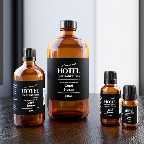 AirScent Capri Brezza Diffuser Oil No. 1100 - Volcano-Inspired Premium Fragrance Oil for Diffusers | 500 ml Glass Bottle