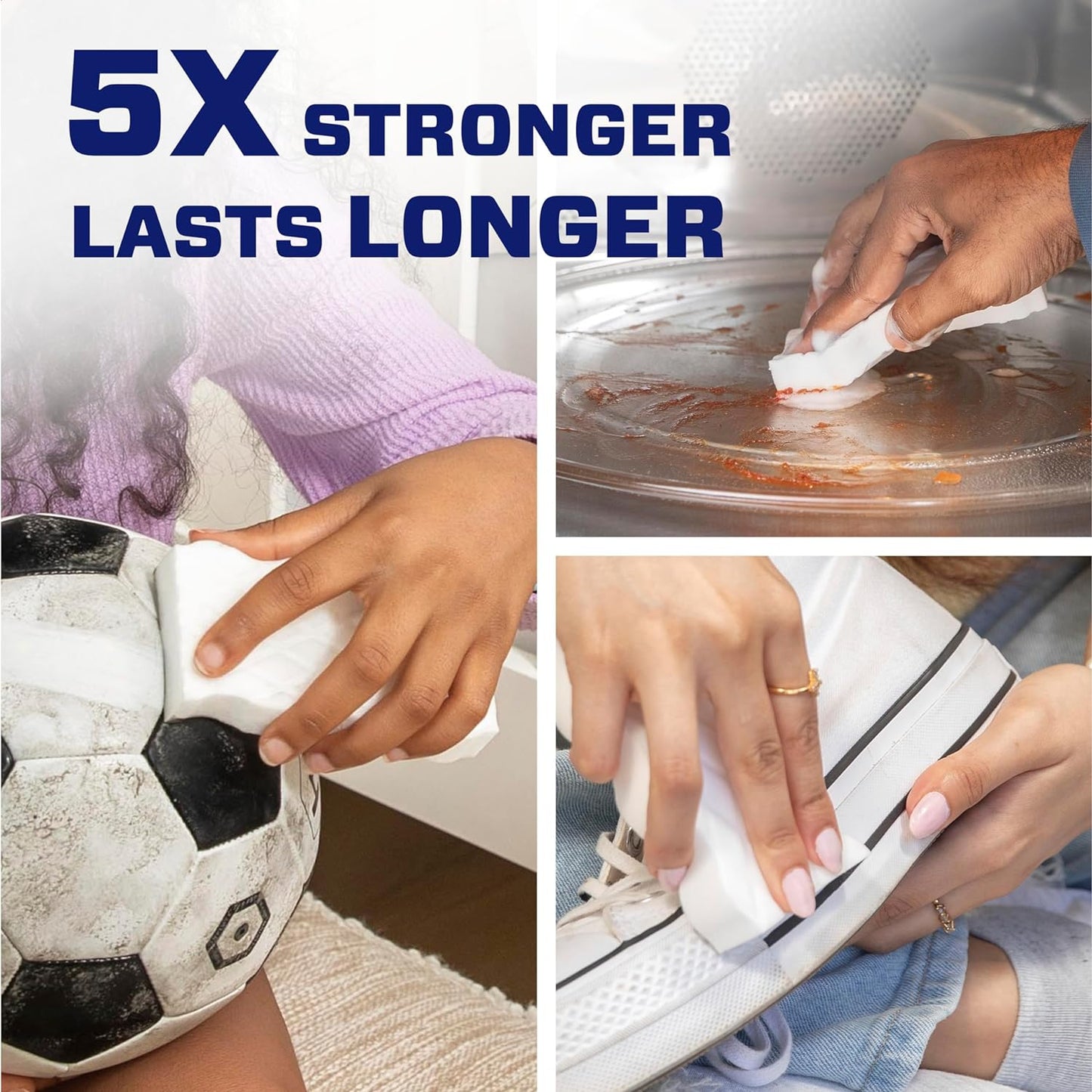 Mr. Clean Magic Eraser - All-Purpose Cleaning Sponge for Walls, Sneakers & More | Extra Durable, 4ct