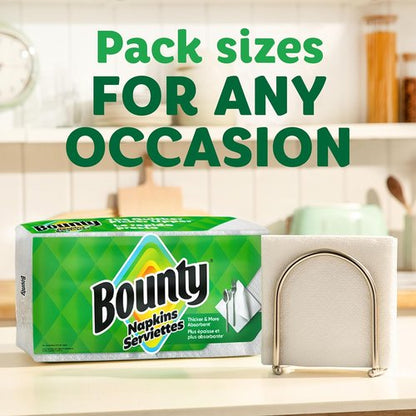 Bounty Paper Napkins - White, 200 Count | Soft & Absorbent for Everyday Use