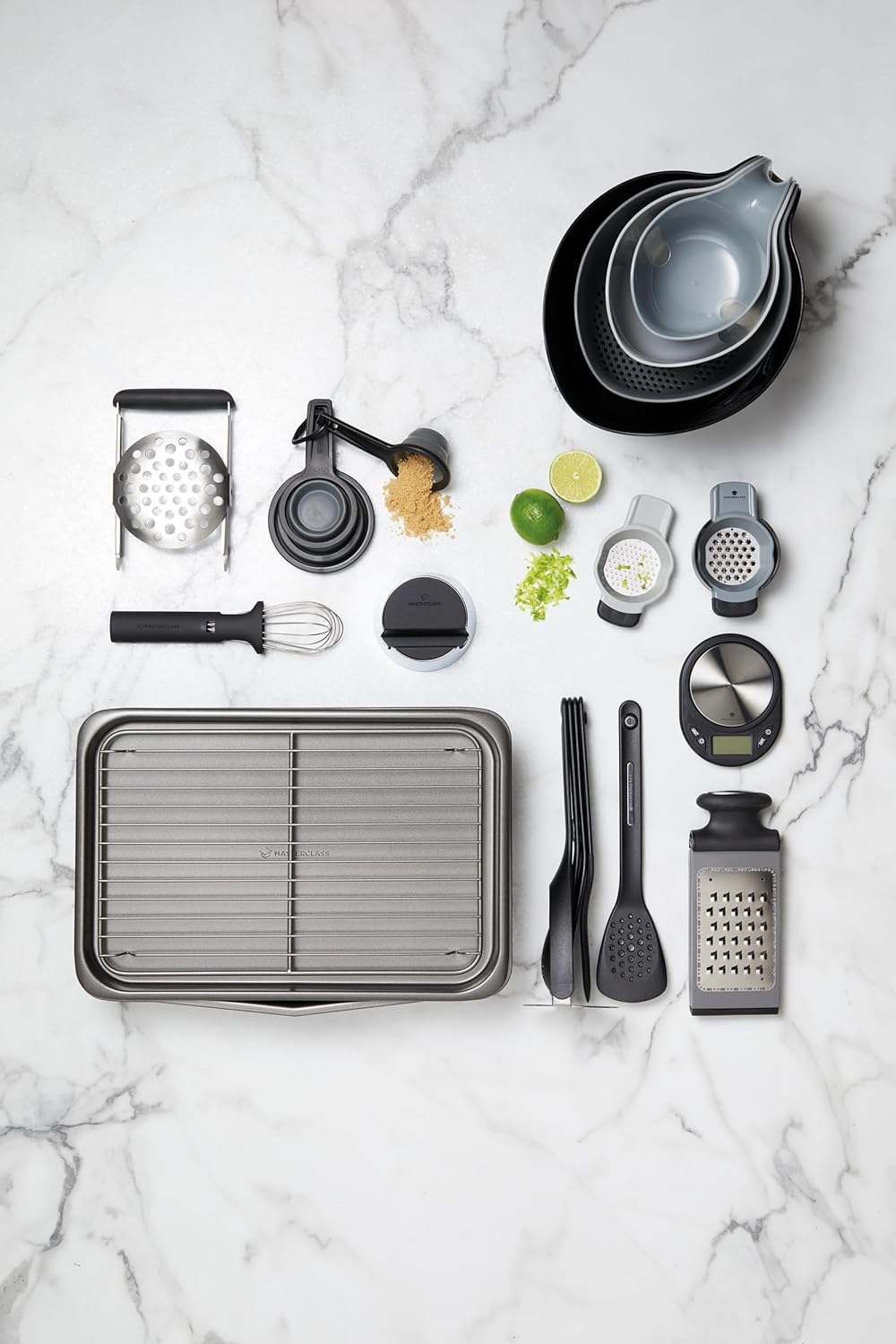 Seven-First KitchenCraft Smart Space Non-Stick Carbon Steel Bakeware Set - 7 Piece Stackable Set