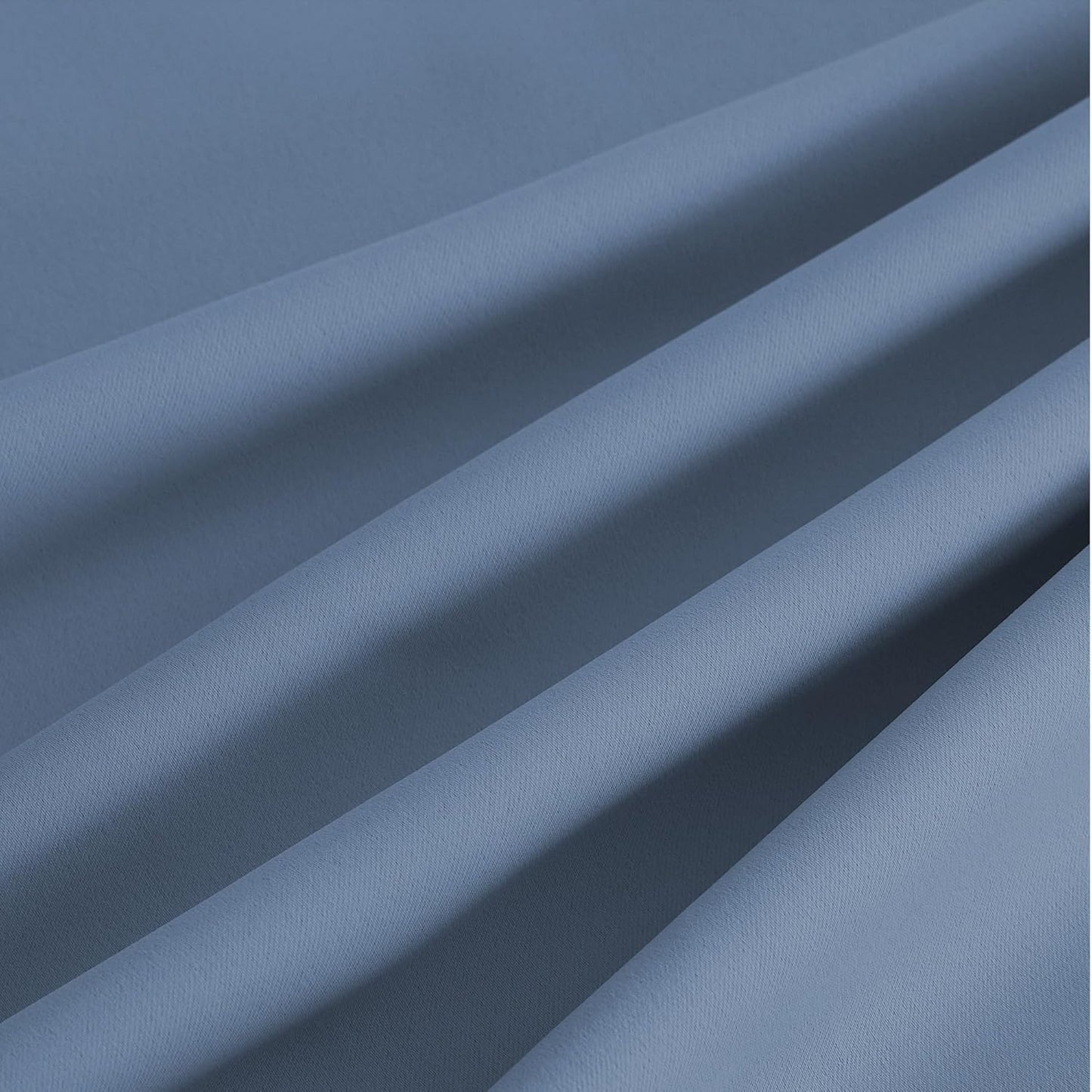 NICETOWN Energy Saving Stone Blue Drapes - Grommet Top Thermal Insulated Shades, 1 Pair, W52 x L95