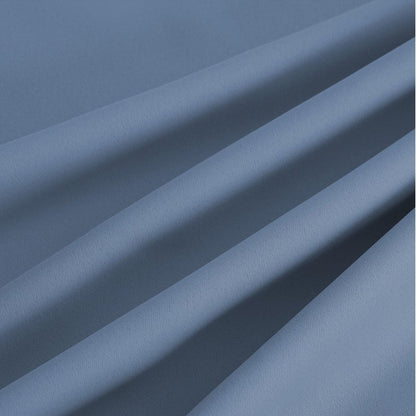 NICETOWN Blackout Curtains Grommet 2 Panels 72 Inches Long, Stone Blue