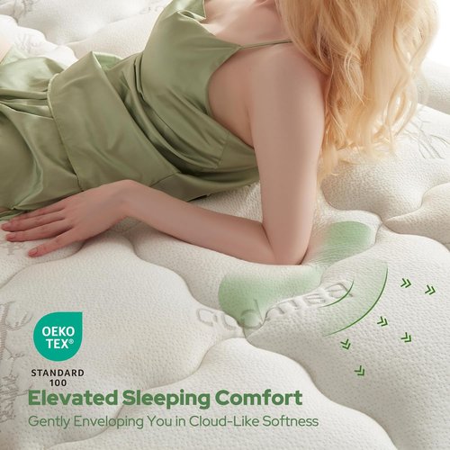 BEDLORE Queen Mattress Topper - Soft Bamboo Viscose Pillow Top for Back Pain Relief | Fits 6-18 Inch Mattresses