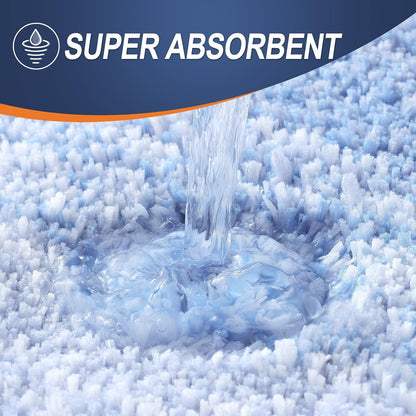 OLANLY Large Bath Rugs - Extra Soft Microfiber, Quick Dry & Washable | 40x24 Light Blue Mat