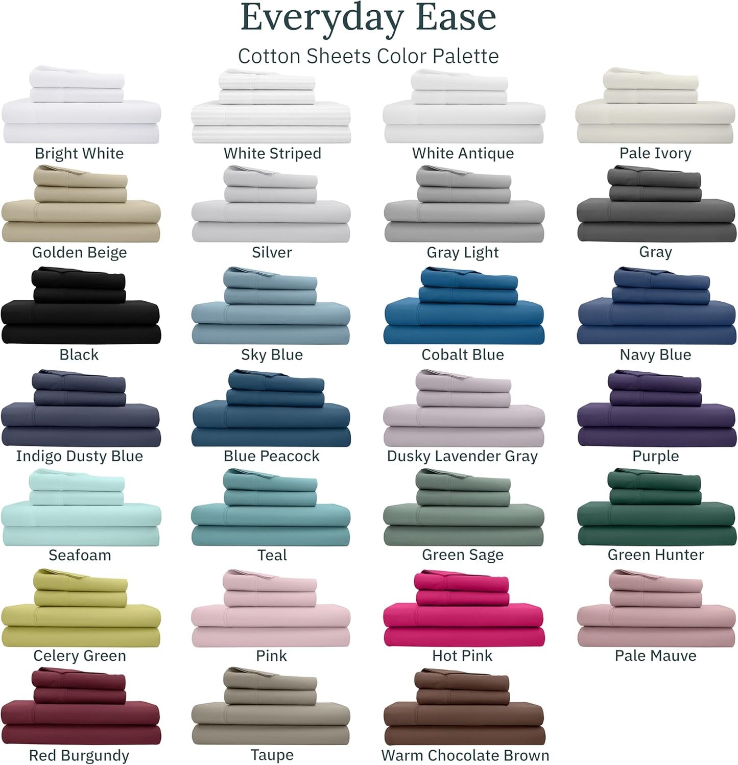 California Design Den Soft 100% Cotton Bed Sheets - Award-Winning 400 TC Full Set, Silky Smooth & Breathable - Beige