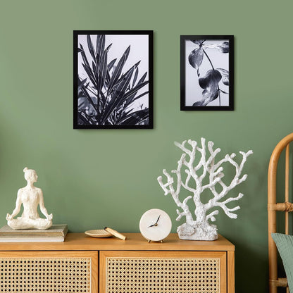 Black 8.5x11 Picture Frame by [Brand Name] - Shatter Resistant Plexiglass for Wall Display | Sturdy Design, 1 Pack
