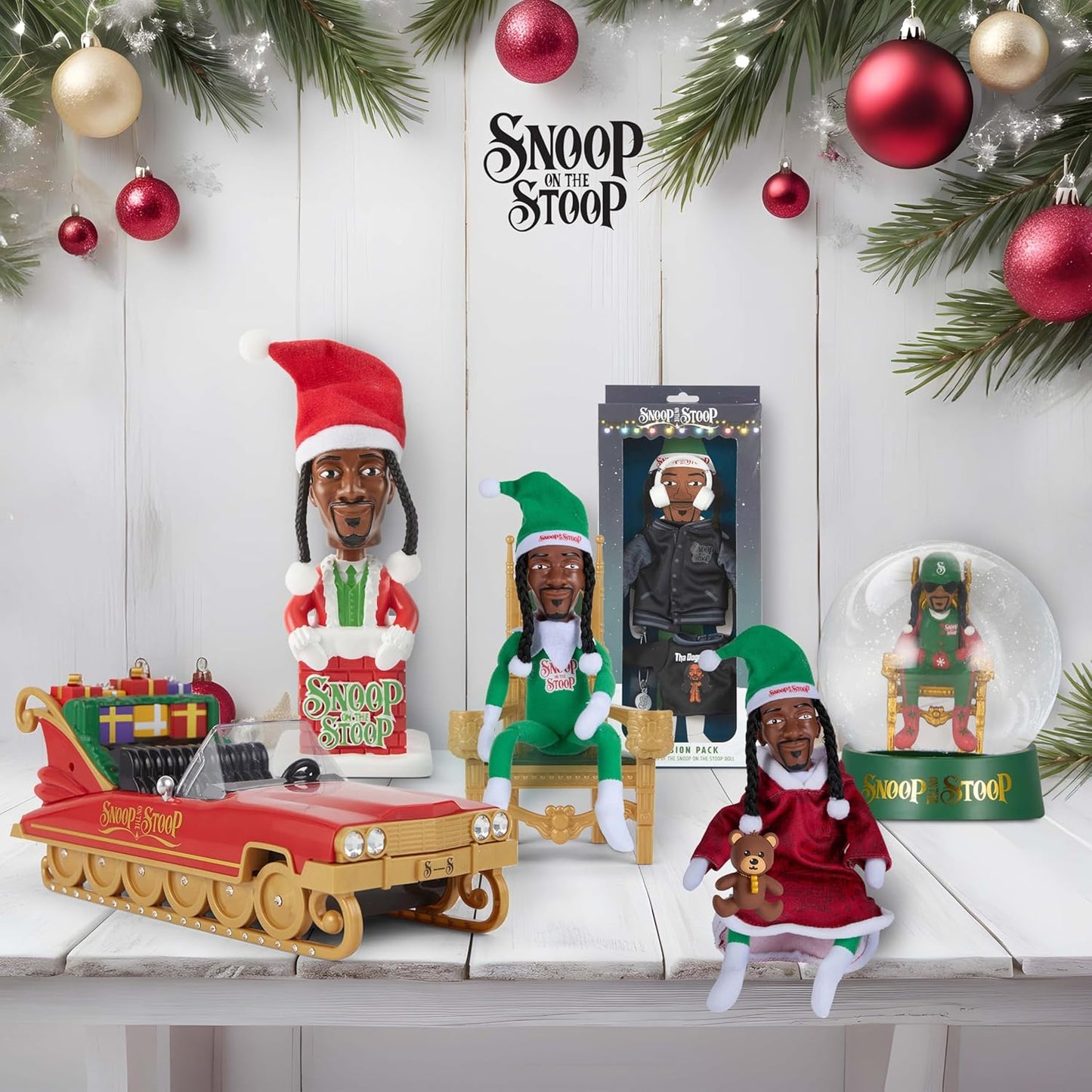 Snoop Dogg Pajama Expansion Pack - Red Robe with Teddy Bear | Perfect for Secret Santa Gifts