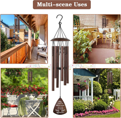 Soopau Wind Chimes - Thoughtful Retirement Gift for Women & Men | 32" Size for Colleagues & Friends