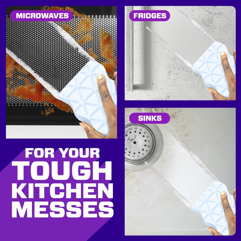 Mr. Clean Magic Eraser Foaming Sponge, Kitchen Grease Eraser, Dawn Cleaning Power, Oven Cleaner, Clean Scent, 6ct