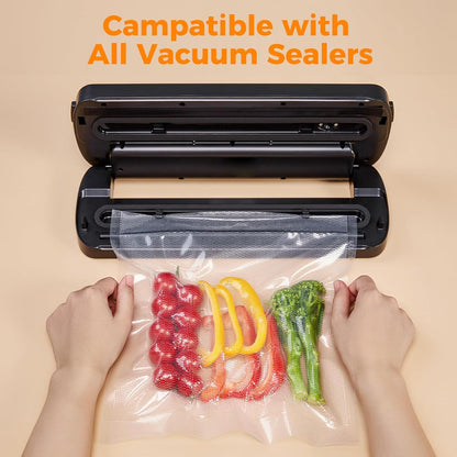 Wevac Vacuum Sealer Bags - Heavy Duty 11x50 Rolls | BPA Free, Perfect for Meal Prep & Sous Vide