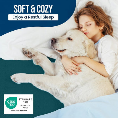 Utopia Bedding Waterproof Mattress Protector Twin Size (Pack of 14), Premium Terry Mattress Cover 200 GSM, Breathable, Fitted Style with Stretchable Pockets (Teal)