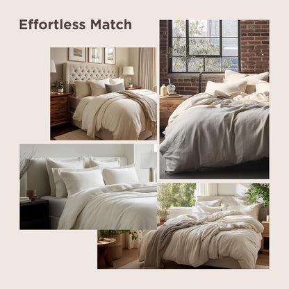 Bedsure Celestial Blue Duvet Cover Set - Extra Soft Twin/Twin XL Bedding, 2 Pieces with Zipper Closure & Pillow Sham