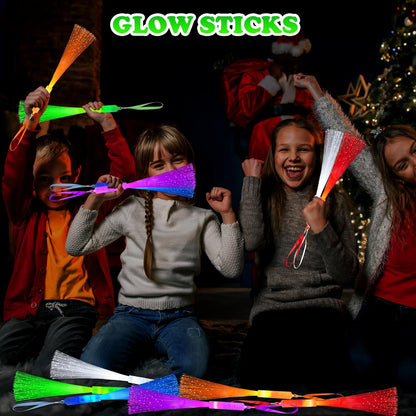 Skiennix Glow Sticks - 6 Pack Neon Party Favors & Light-Up Camping Essentials for Kids