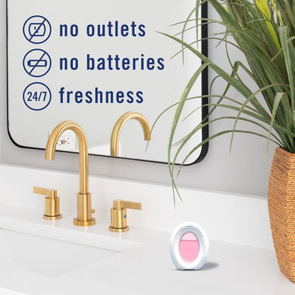 Febreze Bathroom Air Freshener - Odor-Fighting Plug-In Alternative | Lilac & Watermelon Scents, 4ct