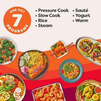Instant Pot 4QT RIO Mini 7-in-1 Multi-Cooker - Pressure Cooker, Slow Cook, Steam & More - Black