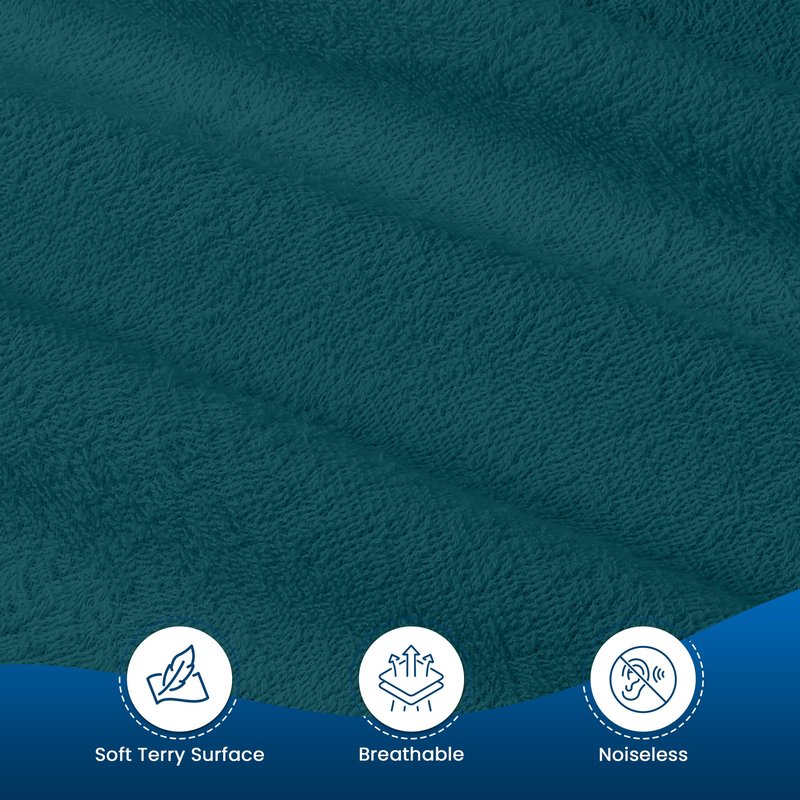 Utopia Bedding Waterproof Mattress Protector Queen Size (Pack of 14), Premium Terry Mattress Cover 200 GSM, Breathable, Fitted Style with Stretchable Pockets (Teal)