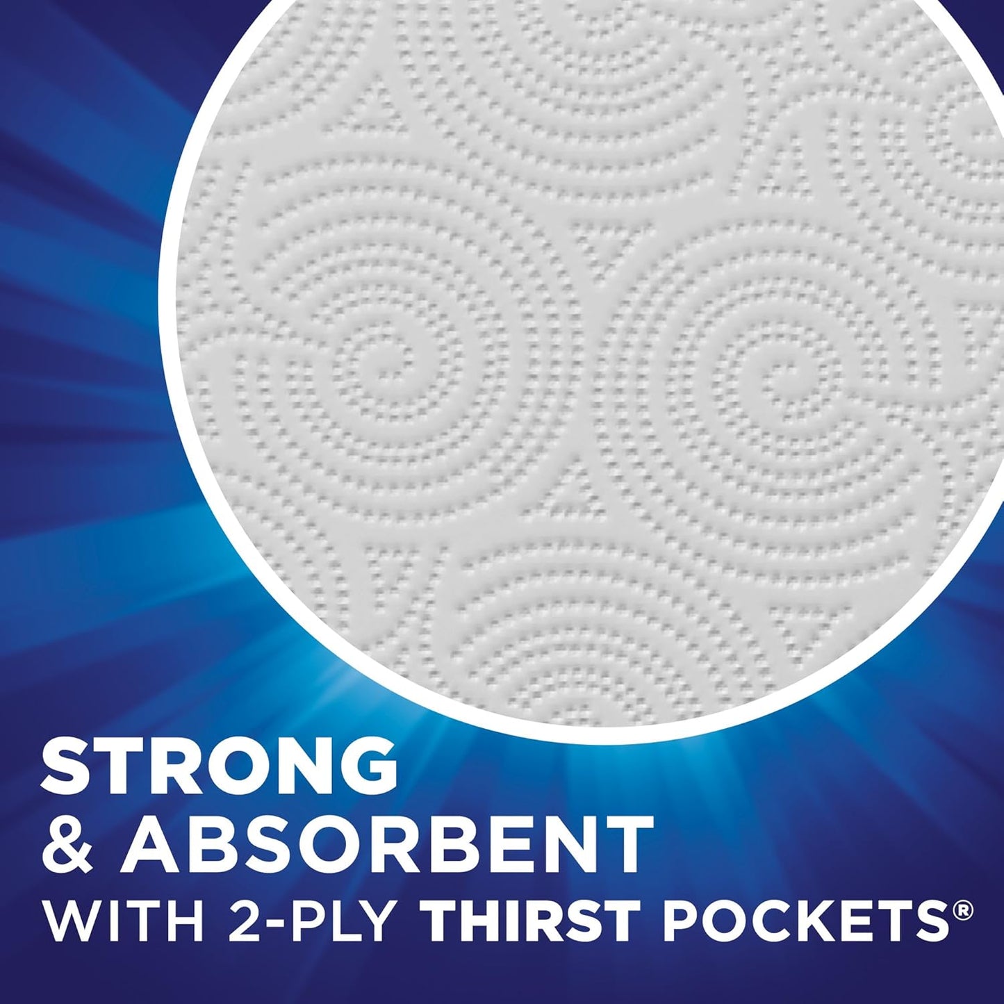 Sparkle Paper Towels - Pick-A-Size, 2 Rolls = 4 Regular Rolls | Everyday Value Pack of 24 Rolls