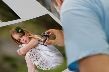 P&L ART Custom Canvas Prints - Transform Your Photos into Stunning Wall Art | 16x20 White Framed Decor